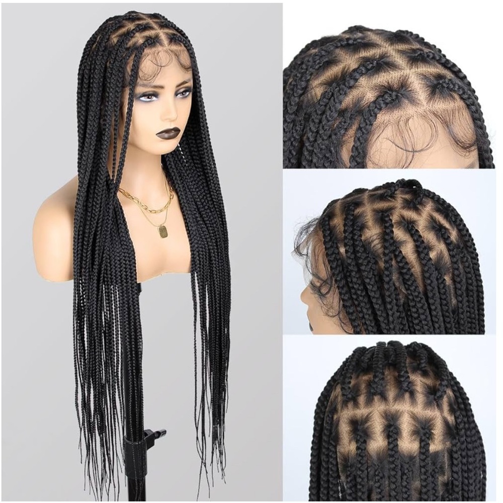 36 Inch Braided Wig HD 360 Lace